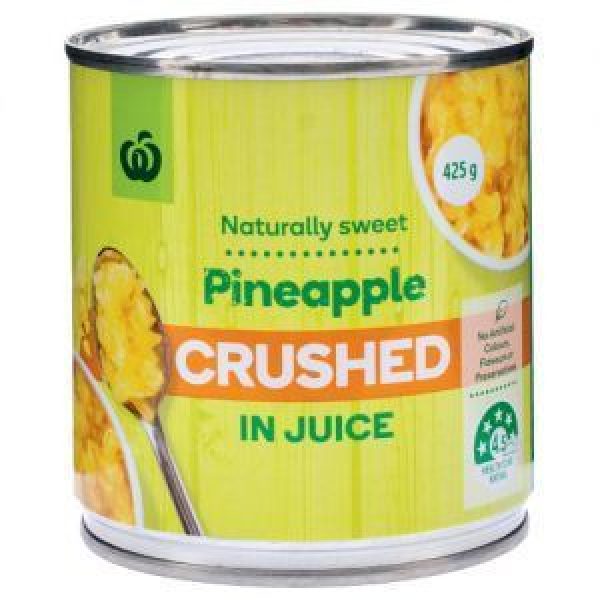 Countdown Pineapple Crushed In Natural Juice Reviews Black Box