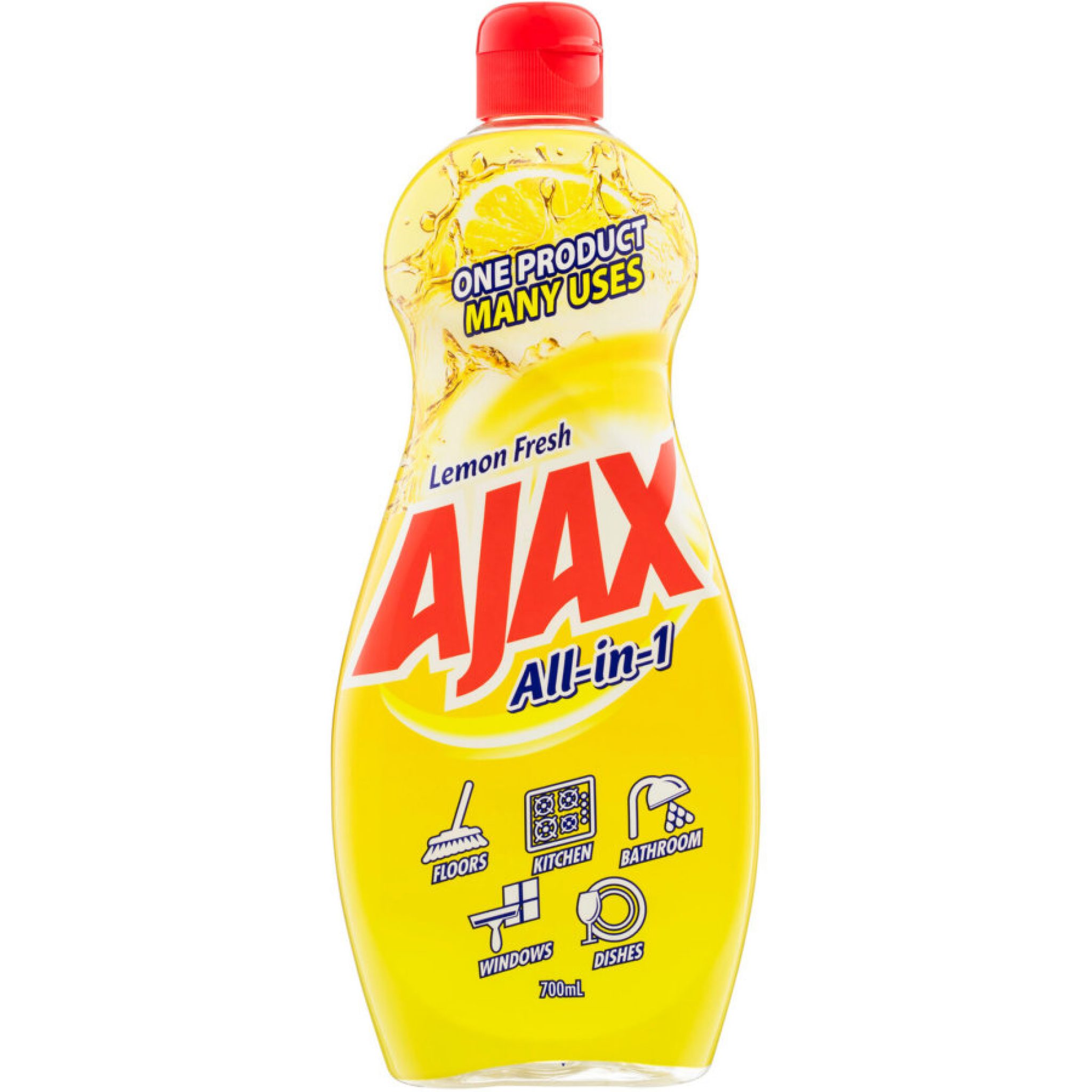 Ajax All In One Liquid Cleaner Lemon Gel Reviews - Black Box