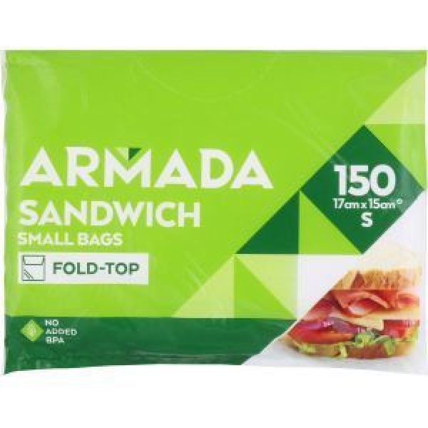 Armada Plastic Bags Sandwich 17cm X 15cm Reviews Black Box