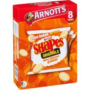 Arnotts Shapes Crackers Mini Chicken Crimpy 200g Reviews - Black Box