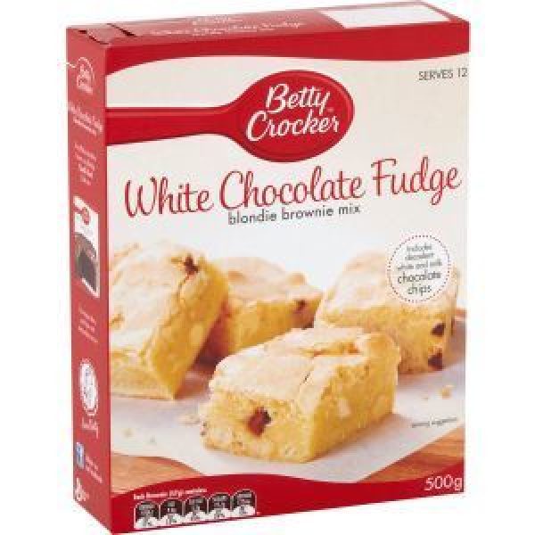 Betty Crocker Brownie Mix Blonde White Choc Fudge Reviews Black Box