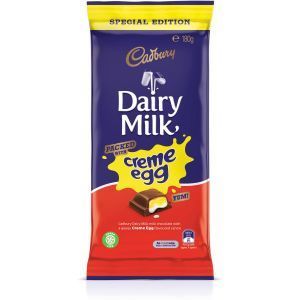 Cadbury Chocolate Block Dairy Milk Creme Egg Reviews - Black Box