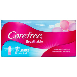 Carefree Panty Liners Breathable Reviews - Black Box