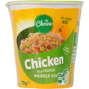 Choice Instant Noodles Cup Chicken Reviews - Black Box