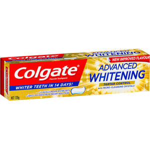 Colgate Advanced Whitening Toothpaste Tartar Control Reviews - Black Box