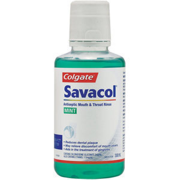 colgate mouthwash savacol