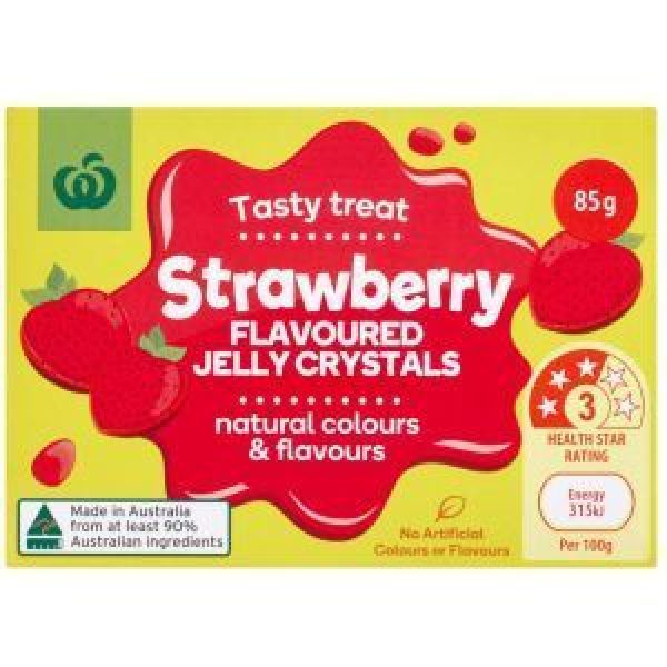 Countdown Jelly Crystals Strawberry Flavoured Reviews - Black Box