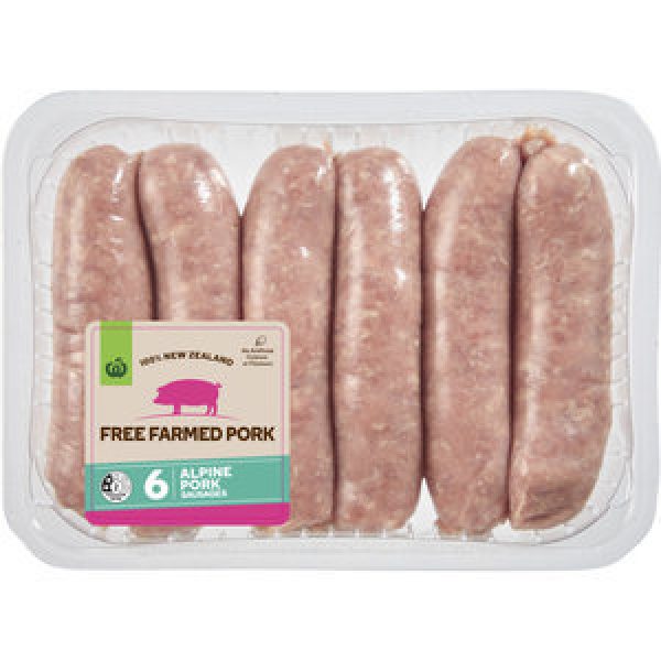 Countdown Sausages Alpine Pork Reviews - Black Box