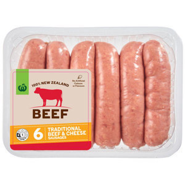 Countdown Sausages Traditional Beef & Cheese Reviews - Black Box