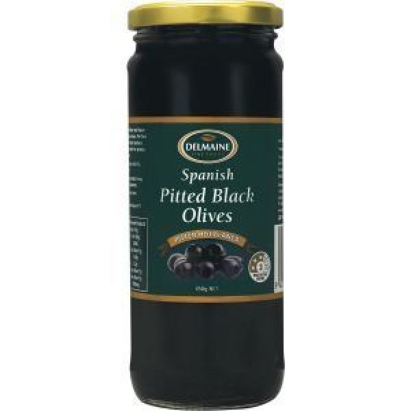 Delmaine Olives Pitted Black Reviews - Black Box