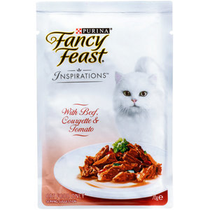 Fancy Feast Inspirations Cat Food Beef, Courgette & Tomatoes Reviews ...