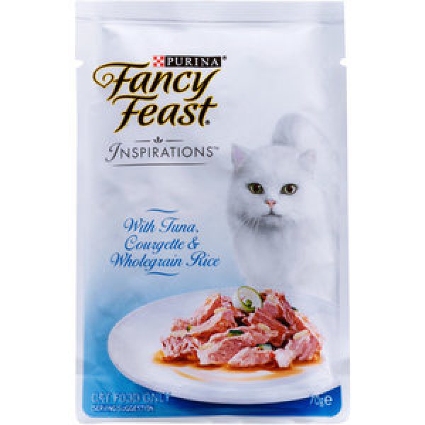 Fancy Feast Inspirations Cat Food Tuna, Beans And Rice Reviews - Black Box