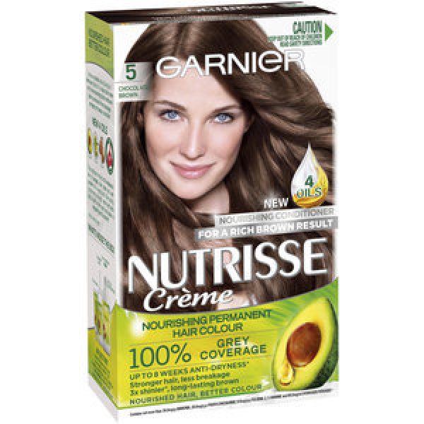 Garnier Nutrisse Hair Colour Chocolate Brown 5.0 Reviews - Black Box