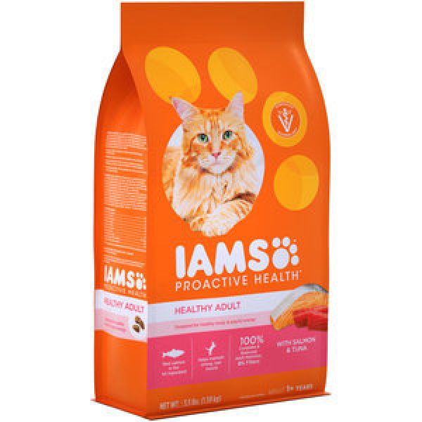 Iams Dry Cat Food Adult- Salmon & Tuna Reviews - Black Box