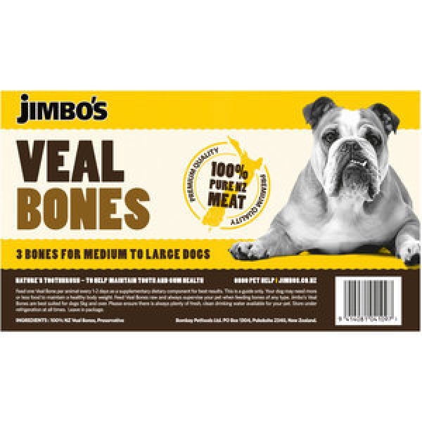 Can dogs 2024 have veal bones