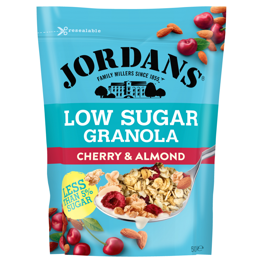 Jordans Granola Low Sugar Granola Cherry & Almond Reviews Black Box