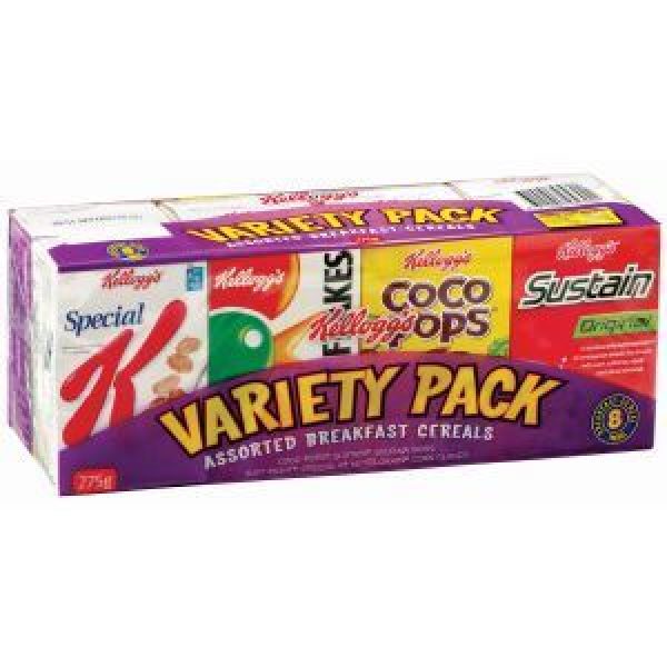 Kelloggs Cereal Variety Pack Reviews - Black Box