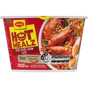 Maggi Hot Mealz Instant Noodles Bowl Kari Kari Kaw Reviews - Black Box