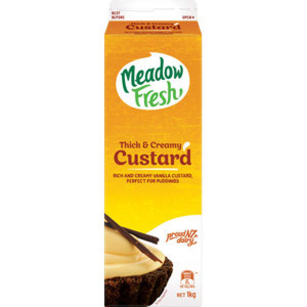 Meadow Fresh Thick & Creamy Custard Vanilla Reviews - Black Box