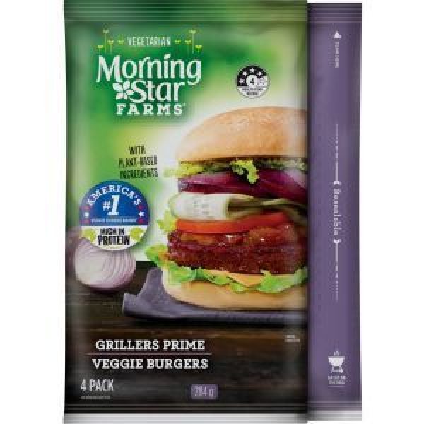 Morning Star Farms Vegetarian Burgers Vege 284g Reviews - Black Box