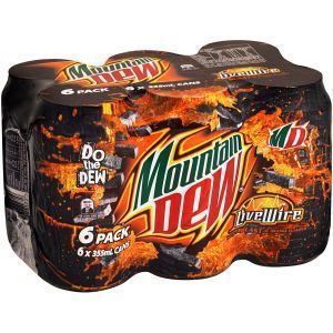 Mountain Dew Soft Drink Live Wire 355ml Reviews - Black Box