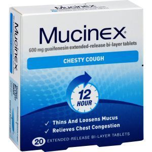 Mucinex Cough Medicine 12hr Expectorant Decongestant Reviews - Black Box