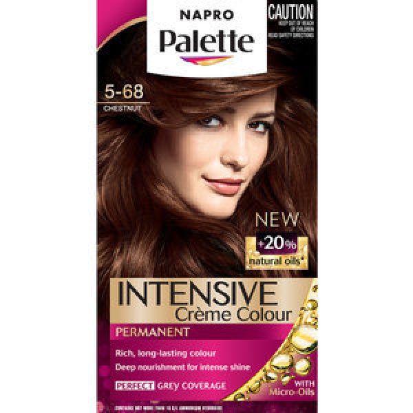 Napro Palette Hair Colour Chestnut 5.68 140ml Reviews - Black Box