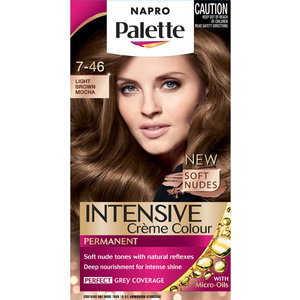 Napro Palette Hair Colour Light Brown Mocha 7-46 115ml Reviews - Black Box