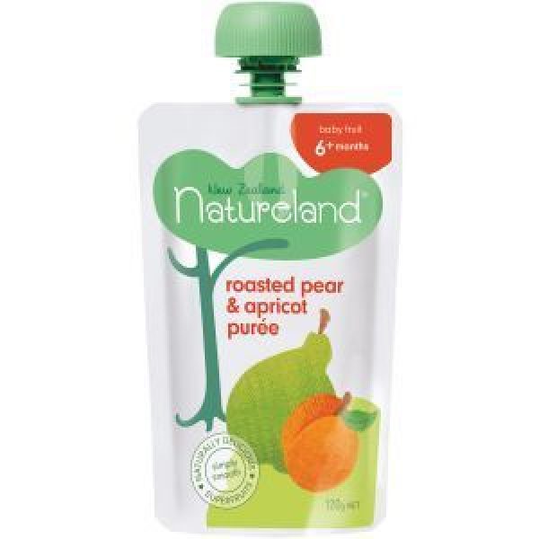 Natureland Baby Food Roasted Pear & Apricot Puree Reviews - Black Box