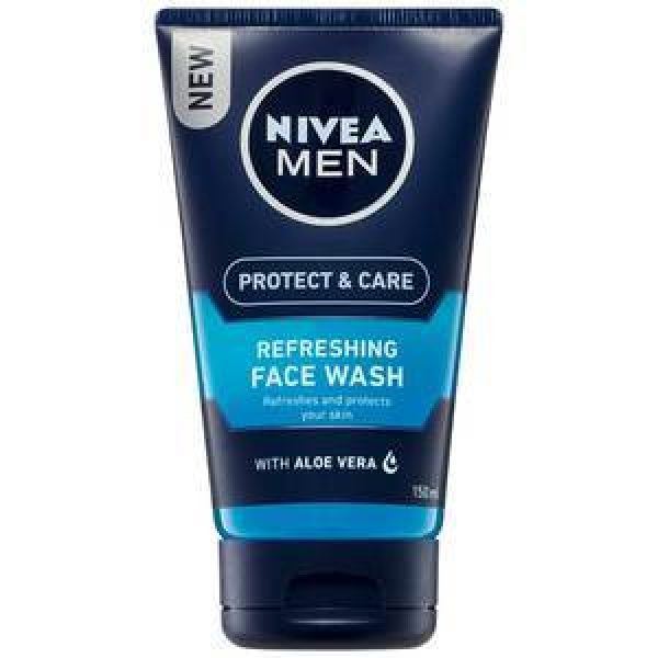 Nivea For Men Care & Protect Facial Wash Gel Reviews - Black Box