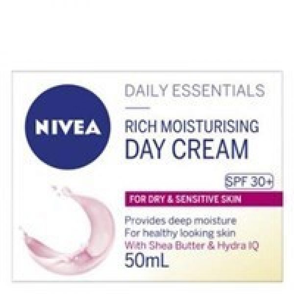 Nivea Visage Daily Essentials Day Cream Spf30 Rich Dry Sensitive Reviews Black Box 0554