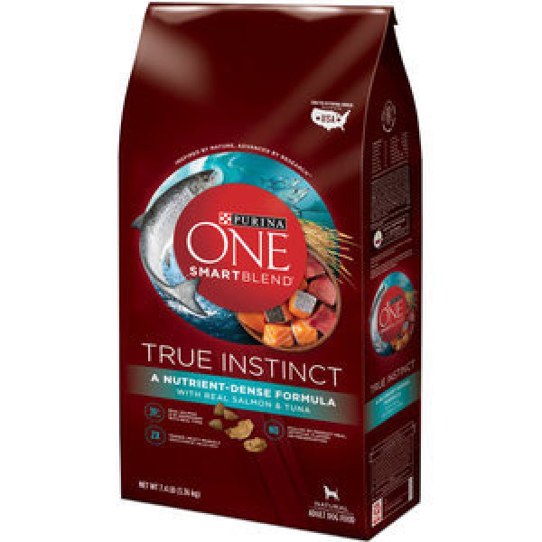 Purina One True Instinct Dog Food Salmon Tuna Reviews Black Box