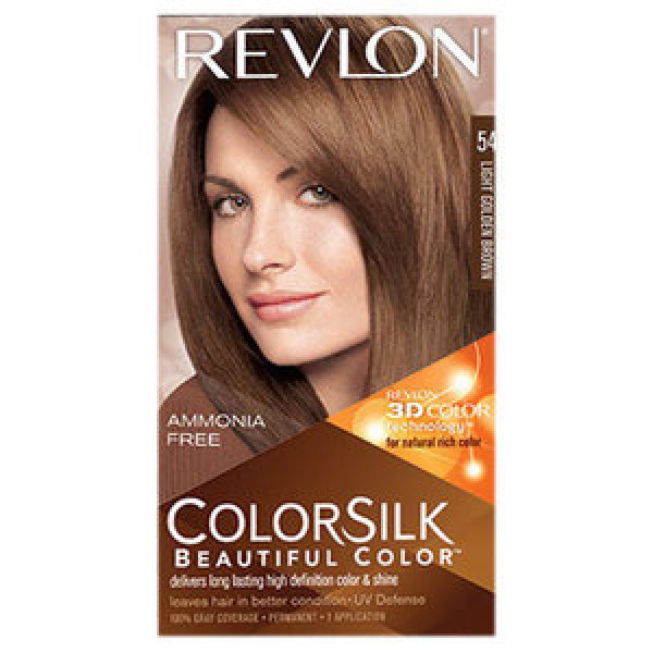 Revlon Hair Colour 54 Light Golden Brown Reviews - Black Box