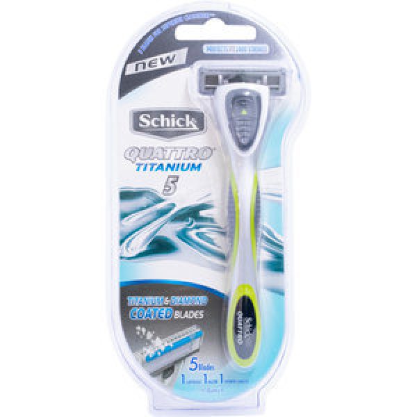 Schick Quattro Shaver Titanium 5 Reviews - Black Box