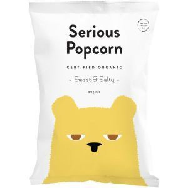 Serious Organic Popcorn Sweet & Salty Reviews - Black Box