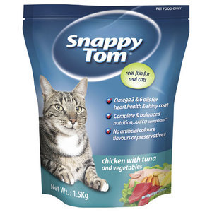 Snappy Tom Dry Cat Food Tuna With Chicken & Vegetables Reviews - Black Box