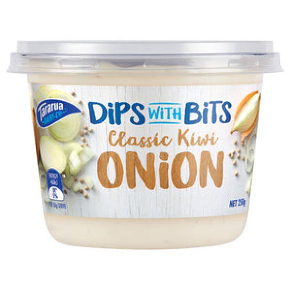 Tararua Dips With Bits Dip Kiwi Onion Reviews - Black Box