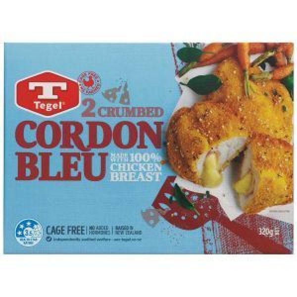 Tegel Cuisine Chicken Breast Cordon Bleu 2pk Reviews - Black Box
