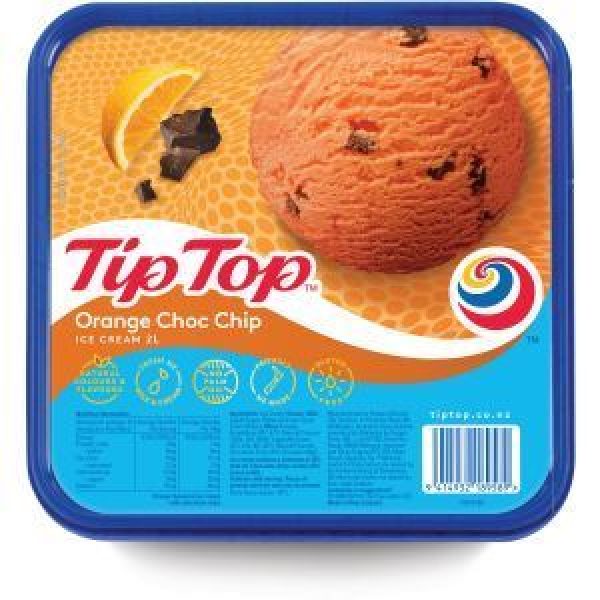 Tip Top Ice Cream Orange Chocolate Chip Reviews Black Box