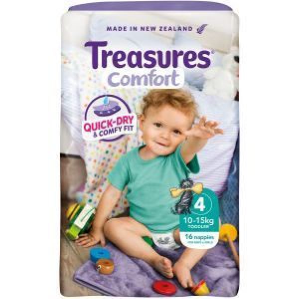 Treasures Comfort Toddler Nappies 10 15kg Reviews Black Box