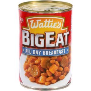 Watties Big Eat Canned Dinners All Day Breakfast Reviews - Black Box