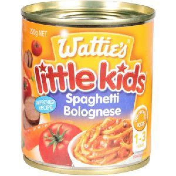 Watties Little Kids Stage 4 Kids Meal Spaghetti Bolognese Reviews ...