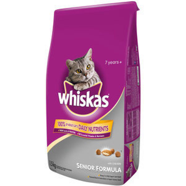 Whiskas Senior Dry Cat Food Reviews Black Box