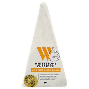 Whitestone Mt Domet Soft White Cheese Double Cream Brie Wedge Reviews ...