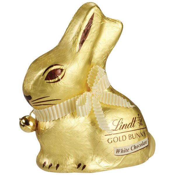 Lindt Gold Easter Bunny White Chocolate 100g Reviews - Black Box