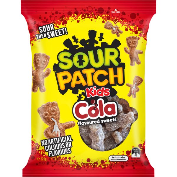 Sour Patch Jelly Sweets Kids Cola Reviews - Black Box