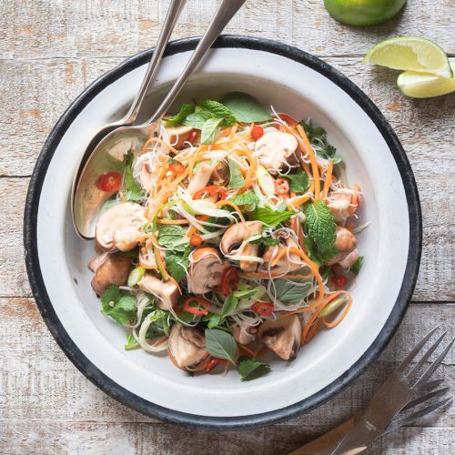 Vietnamese Mushroom and Rice Noodle Salad - Black Box Product Reviews