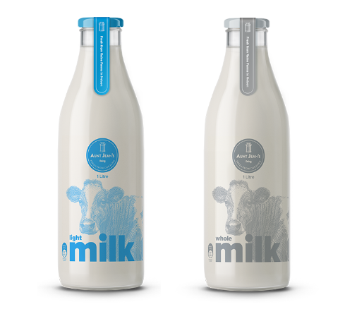 Aunt Jean's Milk 1ltr - Whole Milk / Lite Milk Reviews - Black Box