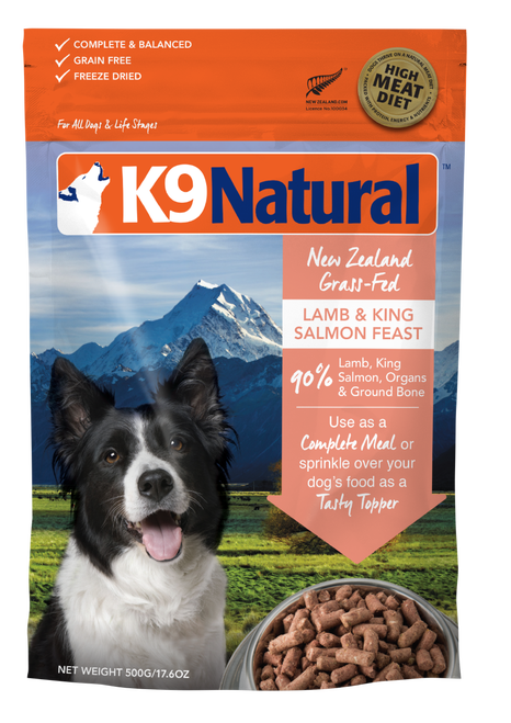 K9 Natural Lamb & Salmon Feast Freeze Dried Dog Food Reviews - Black Box