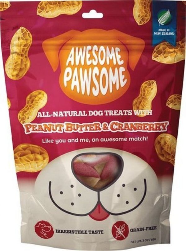 Awesome Pawsome Peanut Butter & Cranberry Dog Treats Reviews - Black Box